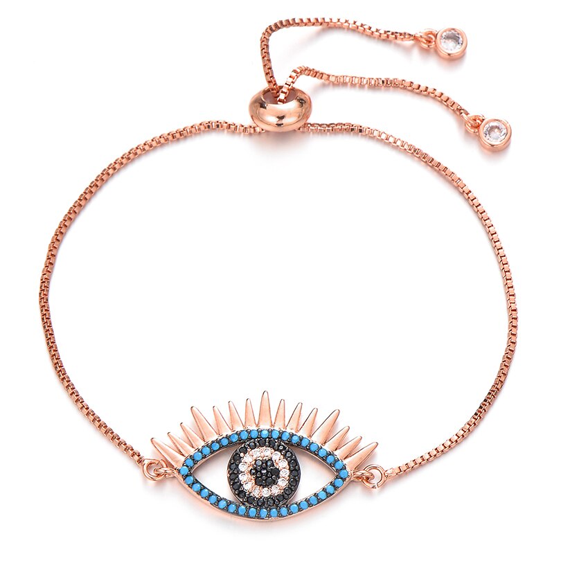 Monogram Bracelet - Initial Bracelet - Turquoise Evil Eye Bracelet - Matte  Gold Personalized Bracelet - Na… in 2023